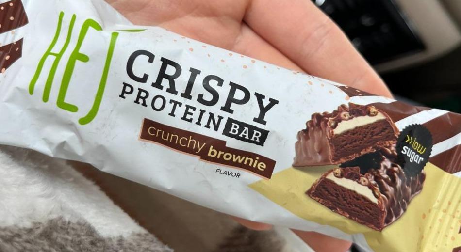 Zdjęcia - Crispy protein bar crunchy brownie flavor Hej