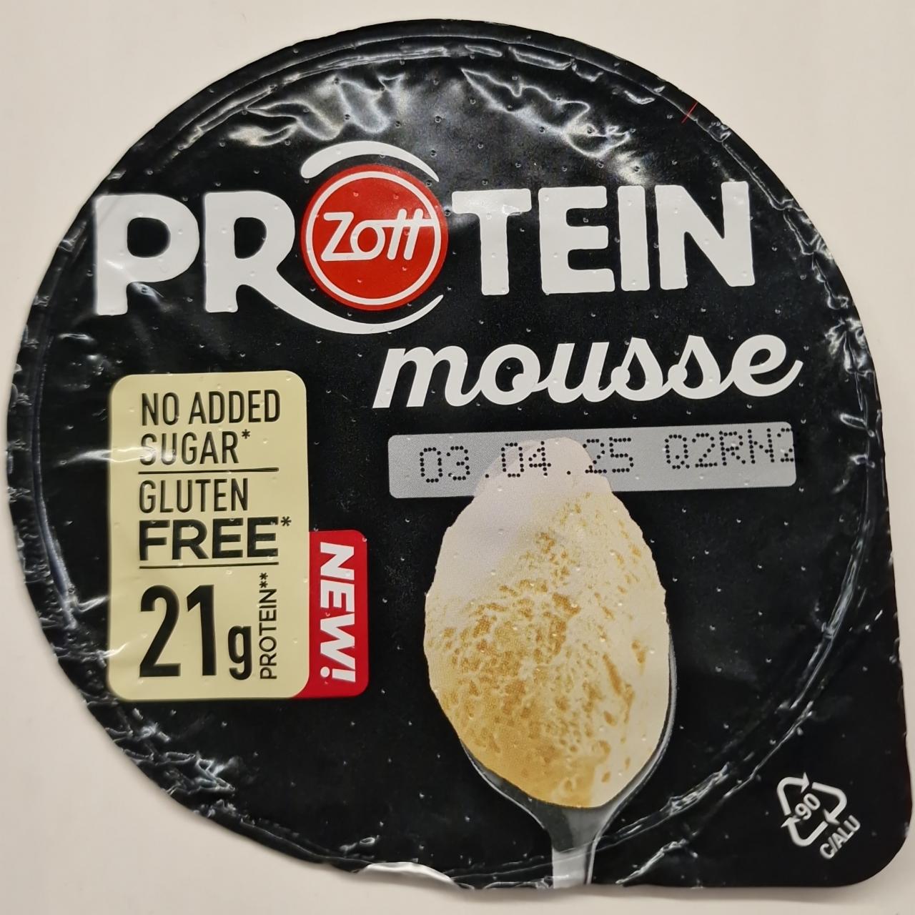 Zdjęcia - Protein mousse vanilla taste Zott