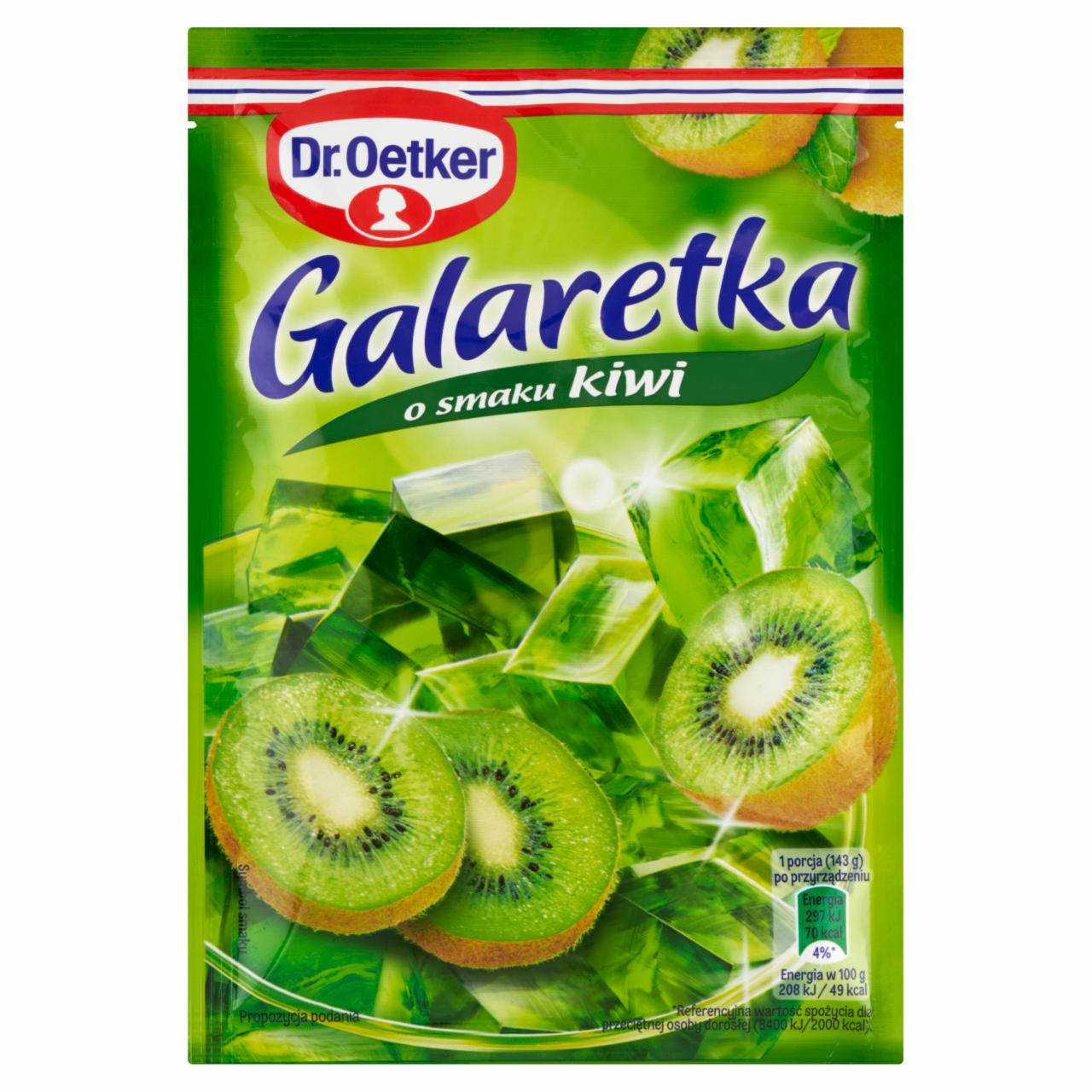 Zdjęcia - Dr. Oetker Galaretka o smaku kiwi 72 g