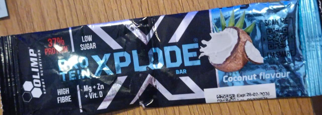 Zdjęcia - Protein xplode bar coconut Olimp sport nutrition