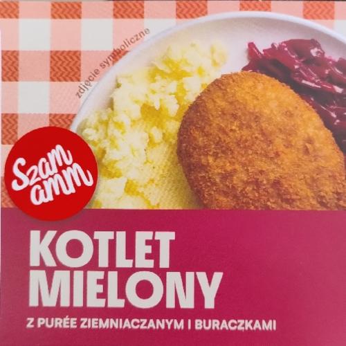 Zdjęcia - Kotlet mielony z pureé ziemniaczanym I buraczkami Szam amm