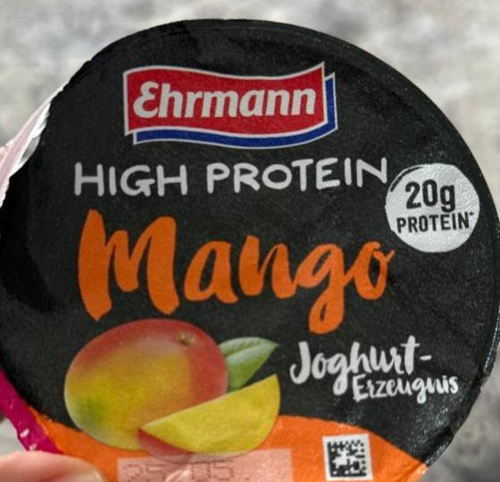 Zdjęcia - Creamy rich smooth mango Ehrmann