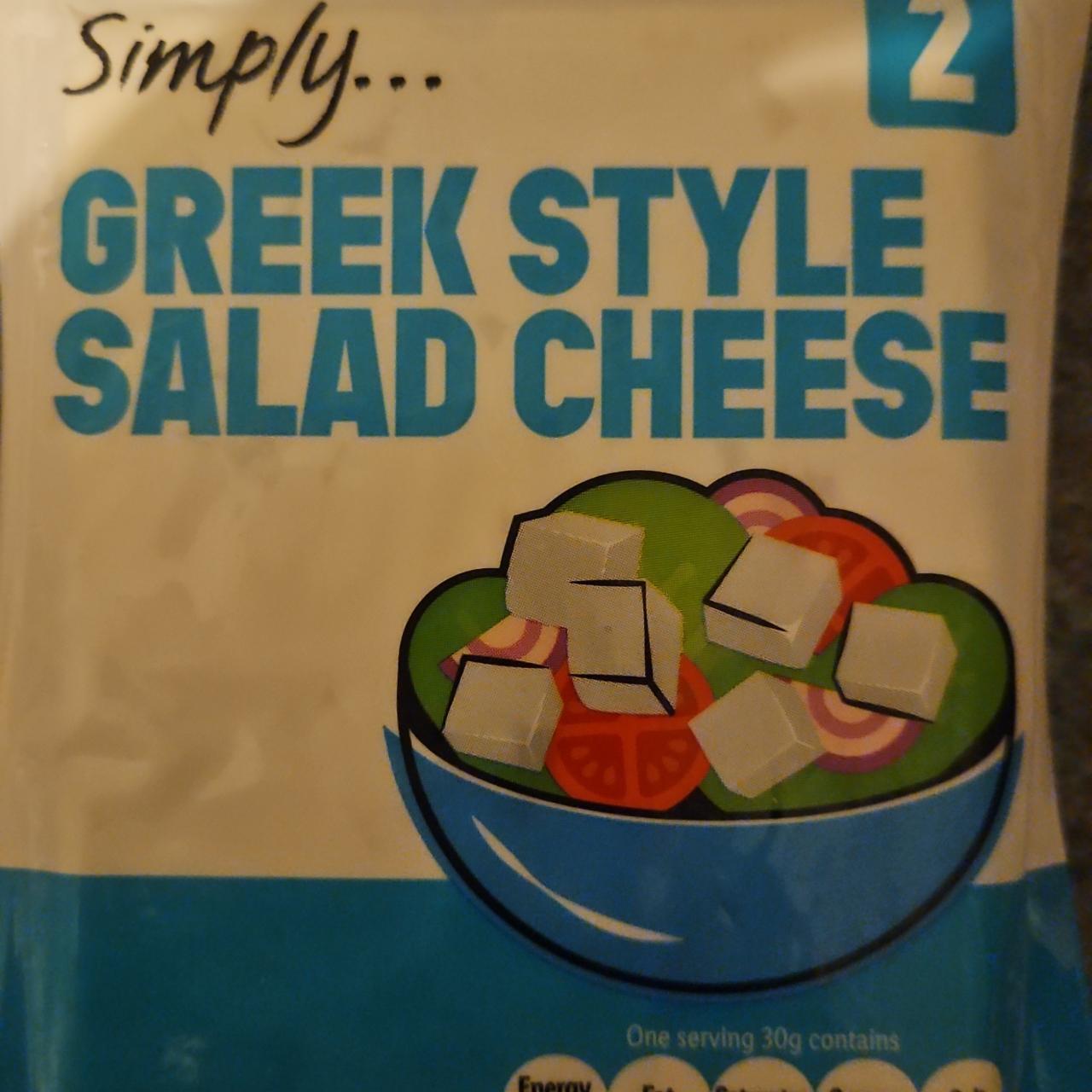 Zdjęcia - Greek style salad cheese Simply