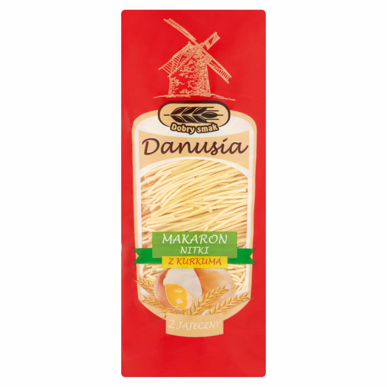 Zdjęcia - Dobry smak Danusia Makaron 2 jajeczny nitki z kurkumą 250 g