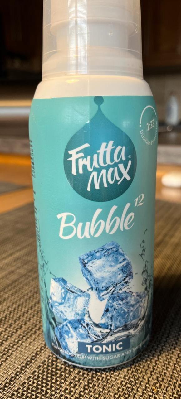 Zdjęcia - Bubble¹² Tonic-Flavored Syrup with Isosugar and Sweetener FruttaMax