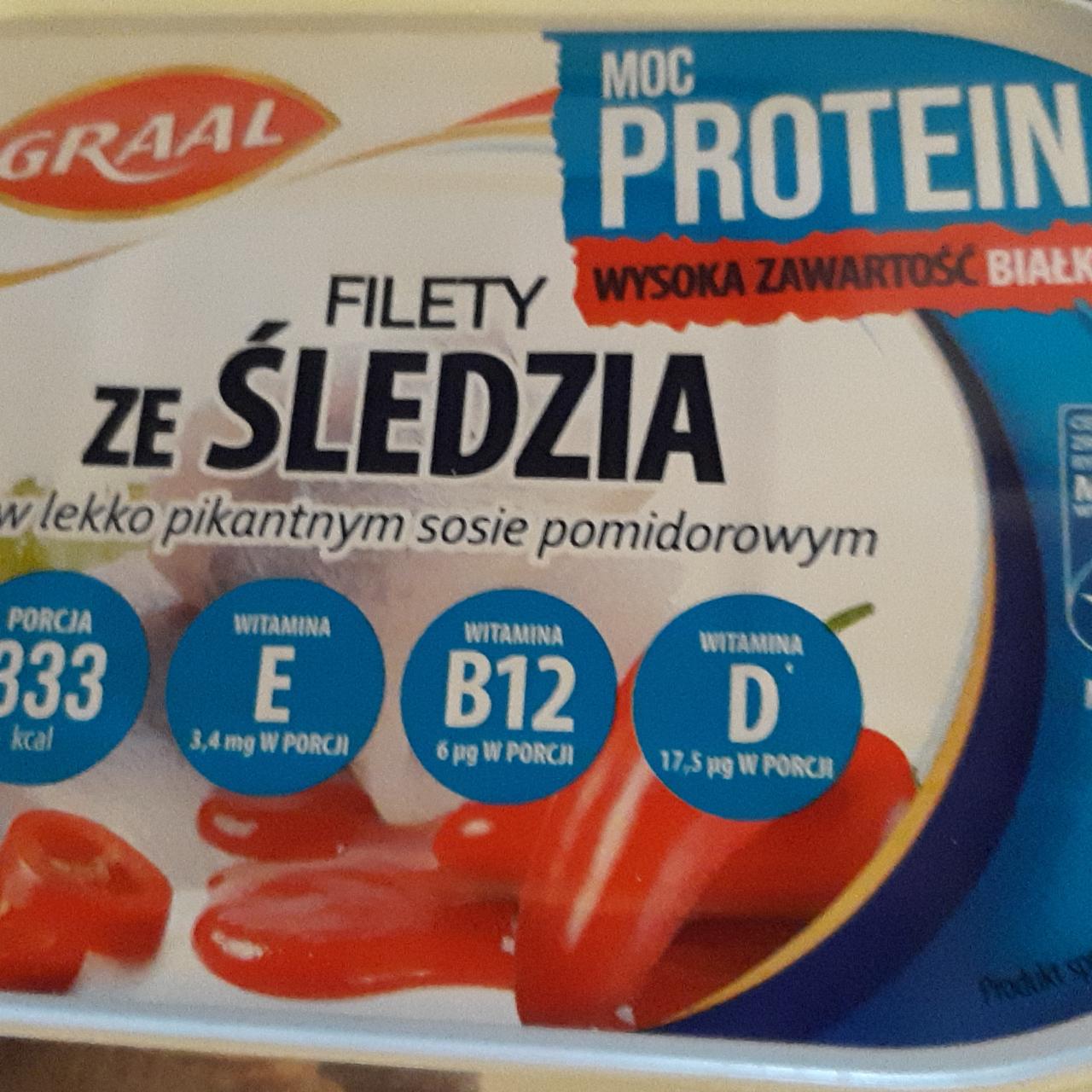 Zdjęcia - Filety ze śledzia w sosie pomidorowym Graal