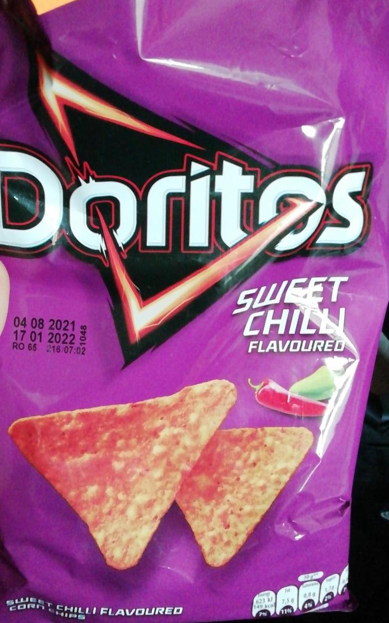 Zdjęcia - Doritos Chipsy kukurydziane o smaku słodkiego chilli 100 g