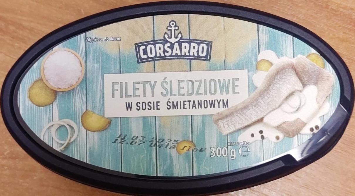 Zdjęcia - Filety śledziowe w sosie śmietanowym CORSSARO