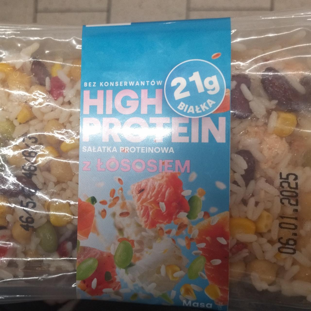 Zdjęcia - High protein sałatka proteinowa z łososiem Mors