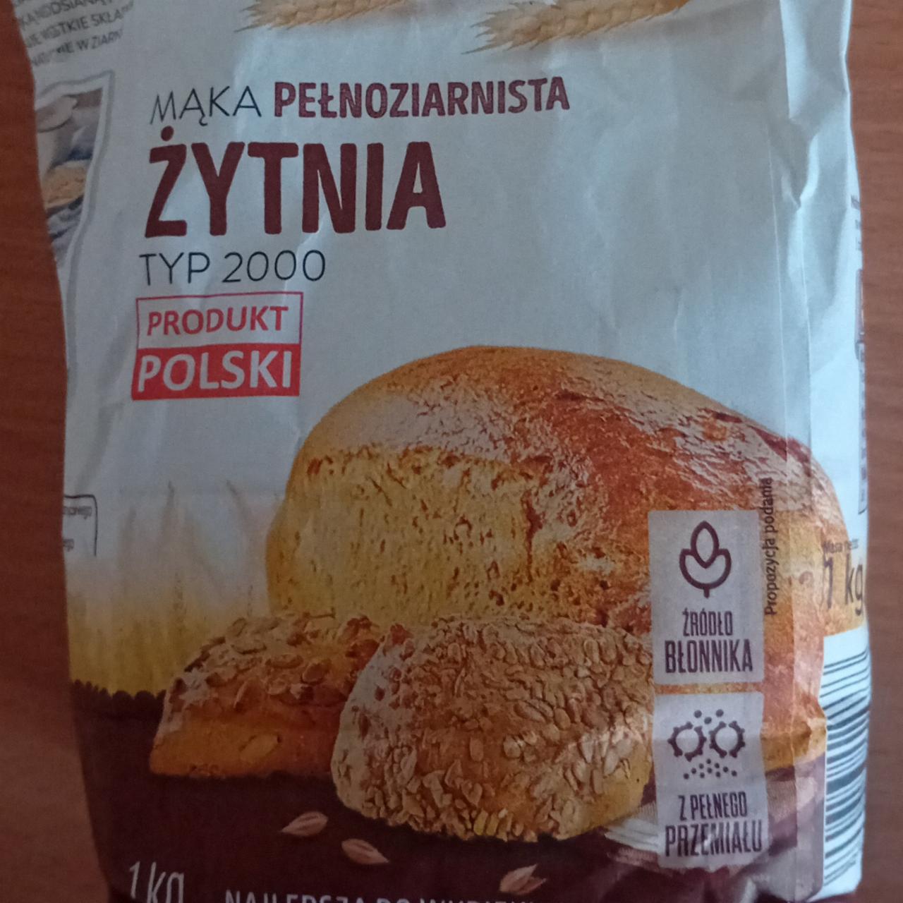 Zdjęcia - Mąka pełnoziarnista żytnia typ 2000 Kuchnia Lidla