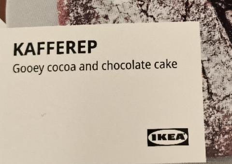 Zdjęcia - Kafferep gooey cocoa and chocolate cake IKEA