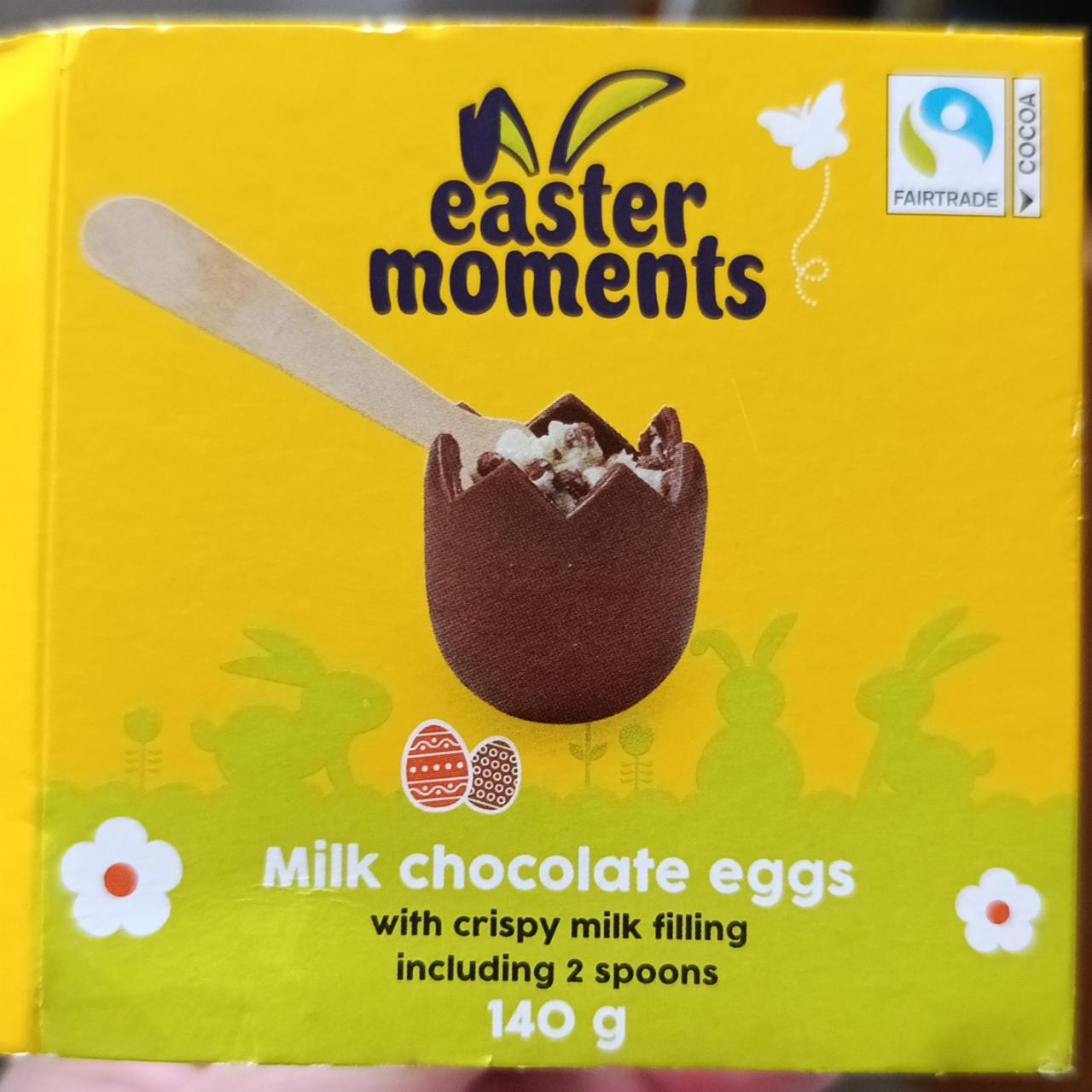 Zdjęcia - Milk chocolate eggs with crispy milk filling Easter Moments