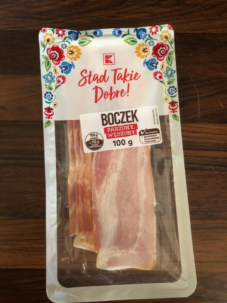Zdjęcia - Boczek parzony wędzony K-Stąd Takie Dobre!