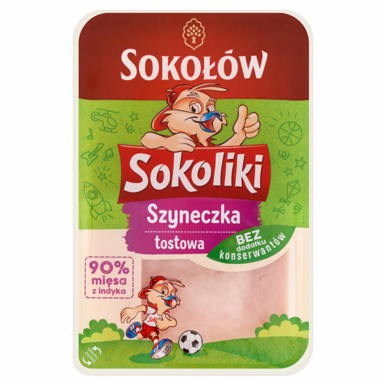 Zdjęcia - Sokołów Sokoliki Szyneczka tostowa 100 g