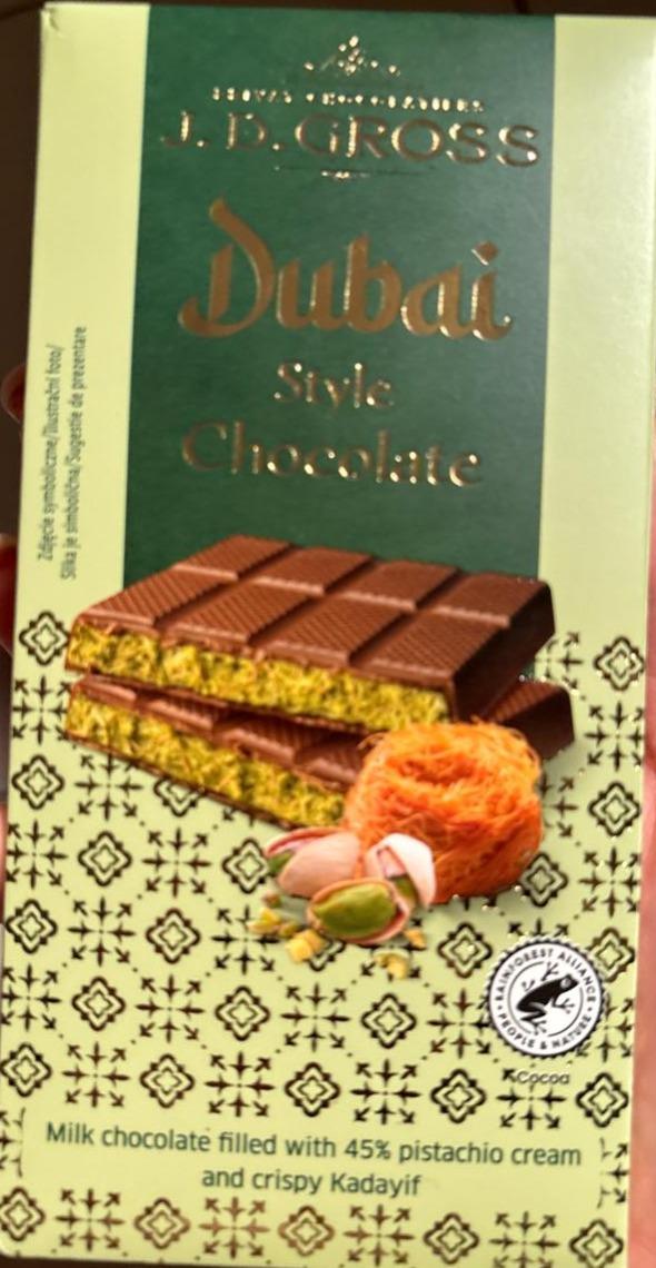 Zdjęcia - Dubai style chocolate J. D. Gross