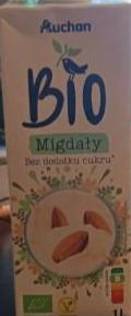 Zdjęcia - Migdały bez dodatku cukru bio Auchan