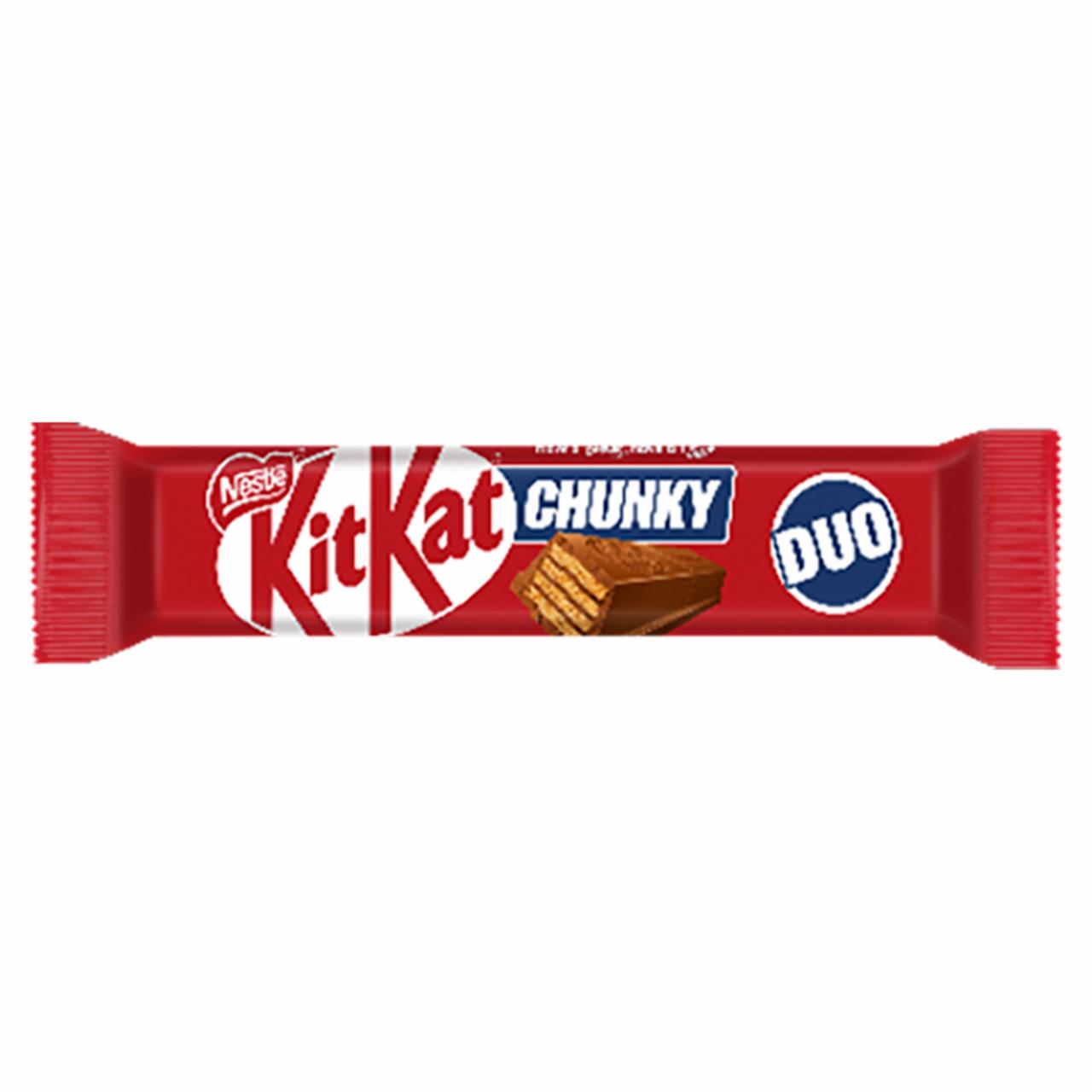 Zdjęcia - KitKat Chunky Duo Paluszek waflowy w mlecznej czekoladzie 64 g (2 x 32 g)