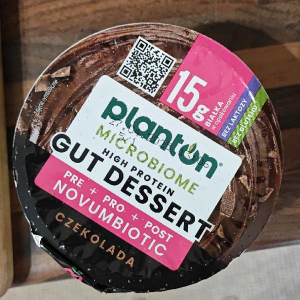 Zdjęcia - Microbiome high protein gut dessert czekolada Planton