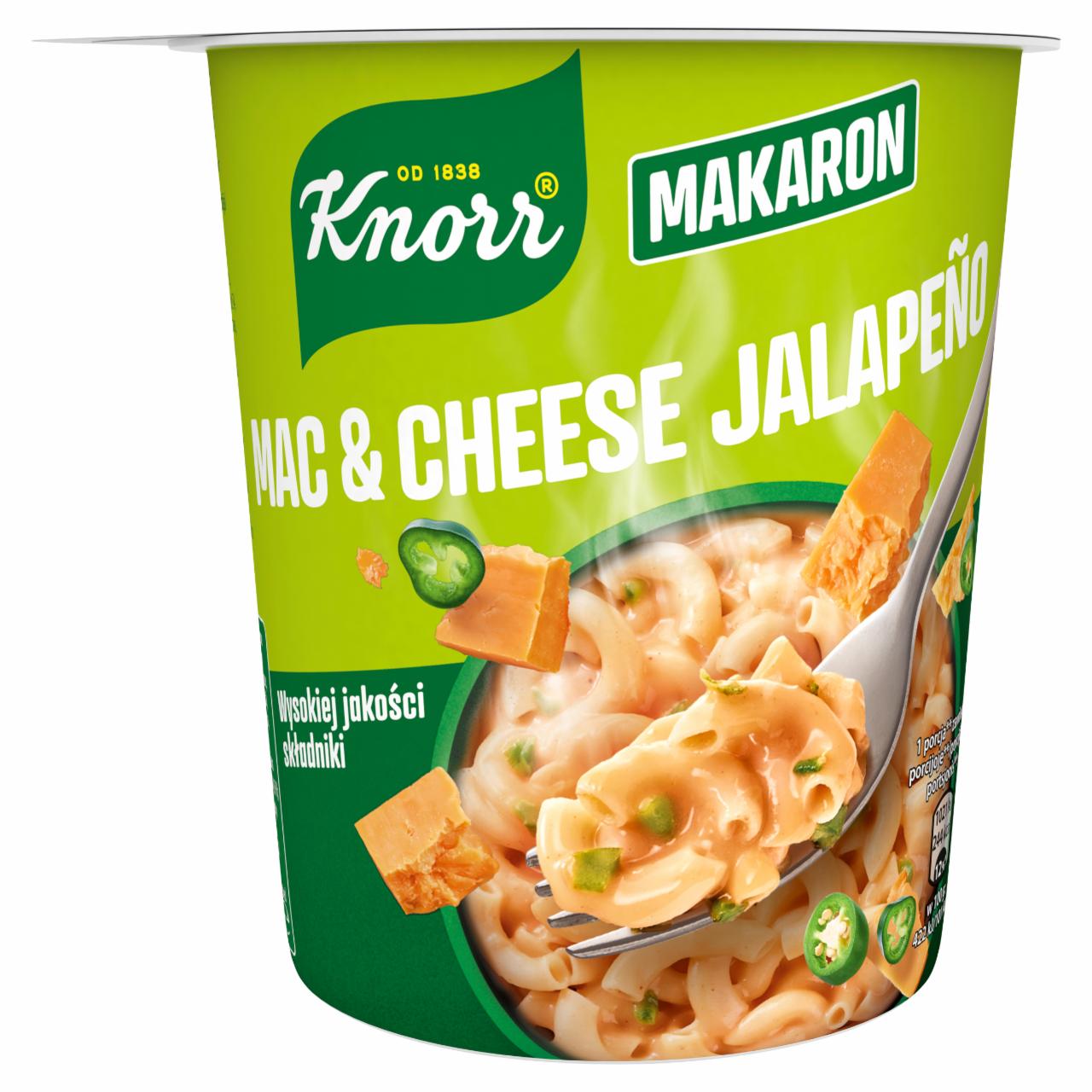 Zdjęcia - Knorr Mac & Cheese Jalapeño Makaron 62 g