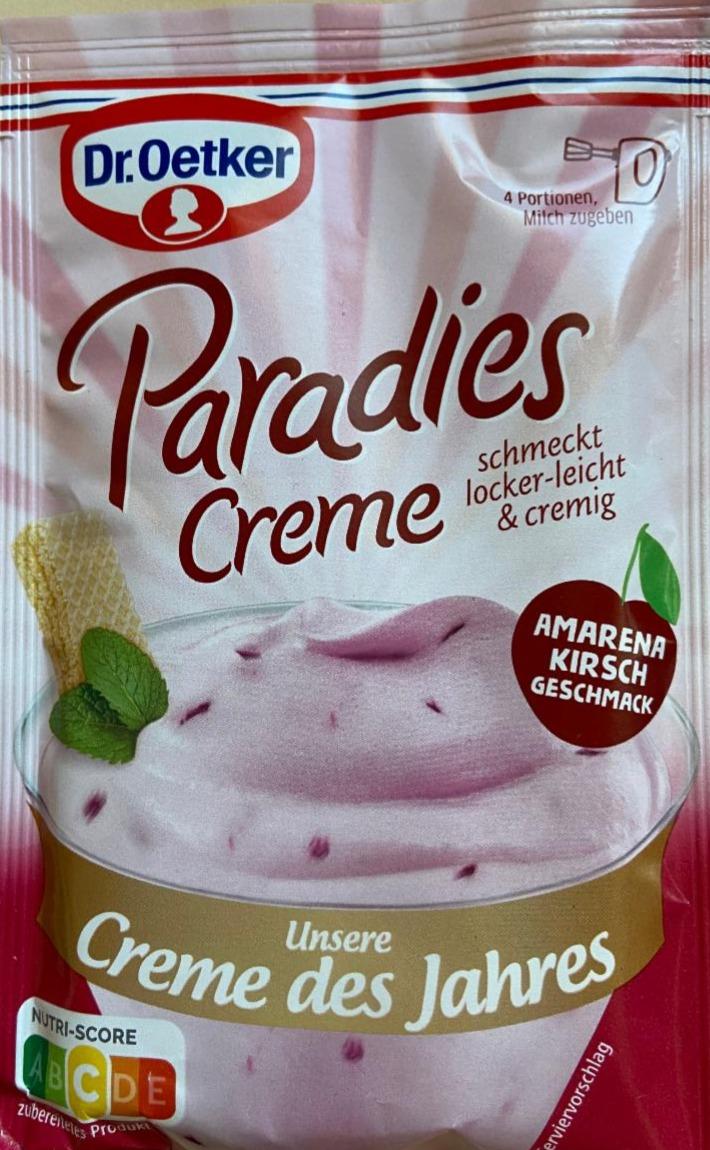 Zdjęcia - Paradies creme amarena kirsch Dr.Oetker