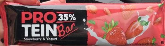 Zdjęcia - Protein bar 35% strawberry & yogurt Healthy Food Supplements
