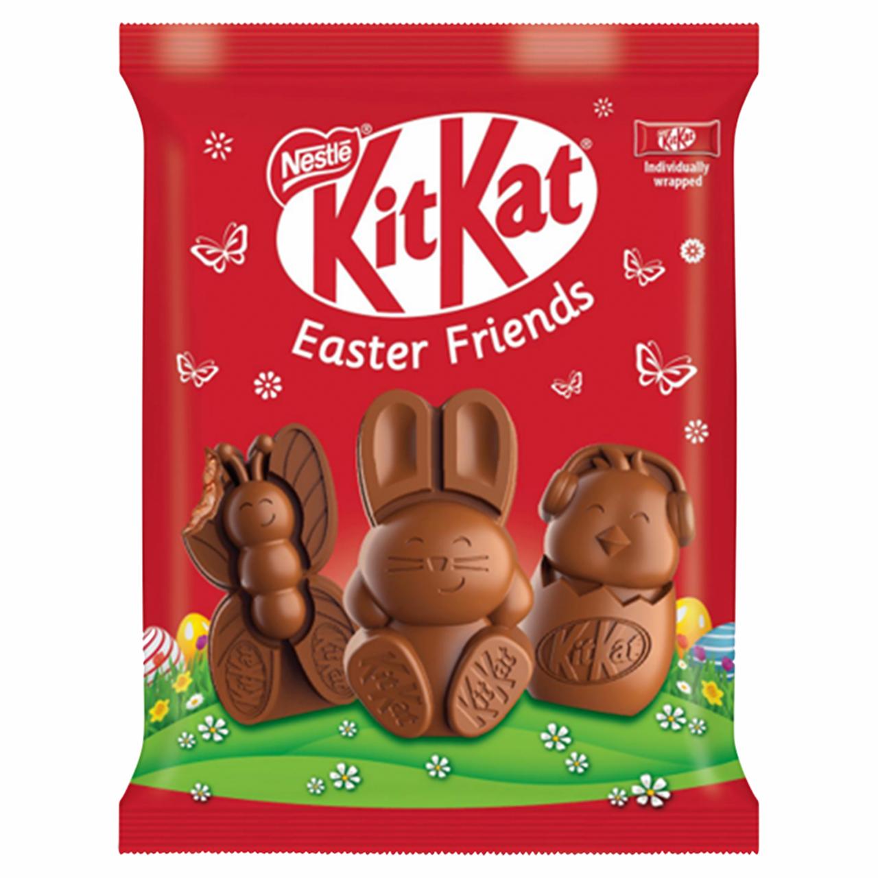 Zdjęcia - KitKat Mleczna czekolada z nadzieniem z kakao z chrupiącymi płatkami ciasteczkami 65 g
