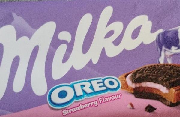 Zdjęcia - Oreo Strawberry flavour Milka
