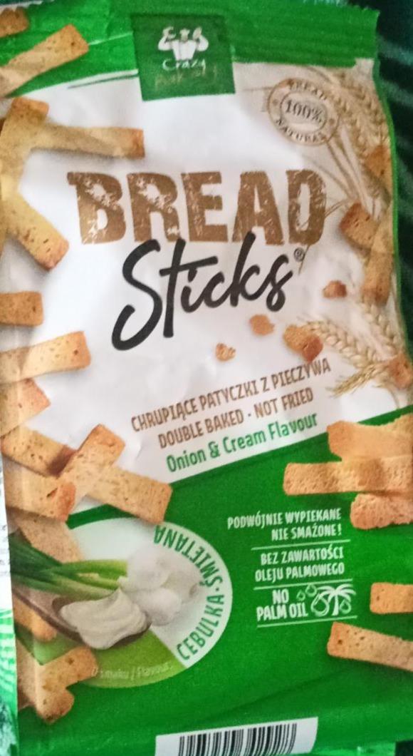 Zdjęcia - Bread sticks cebulka śmietana Crazy bakery
