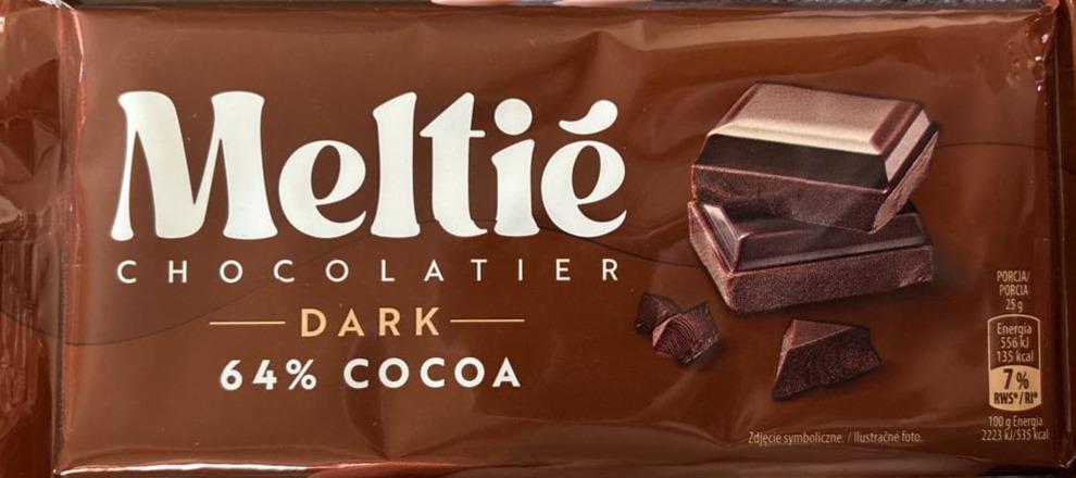 Zdjęcia - Chocolatier dark 64% Cocoa Meltie
