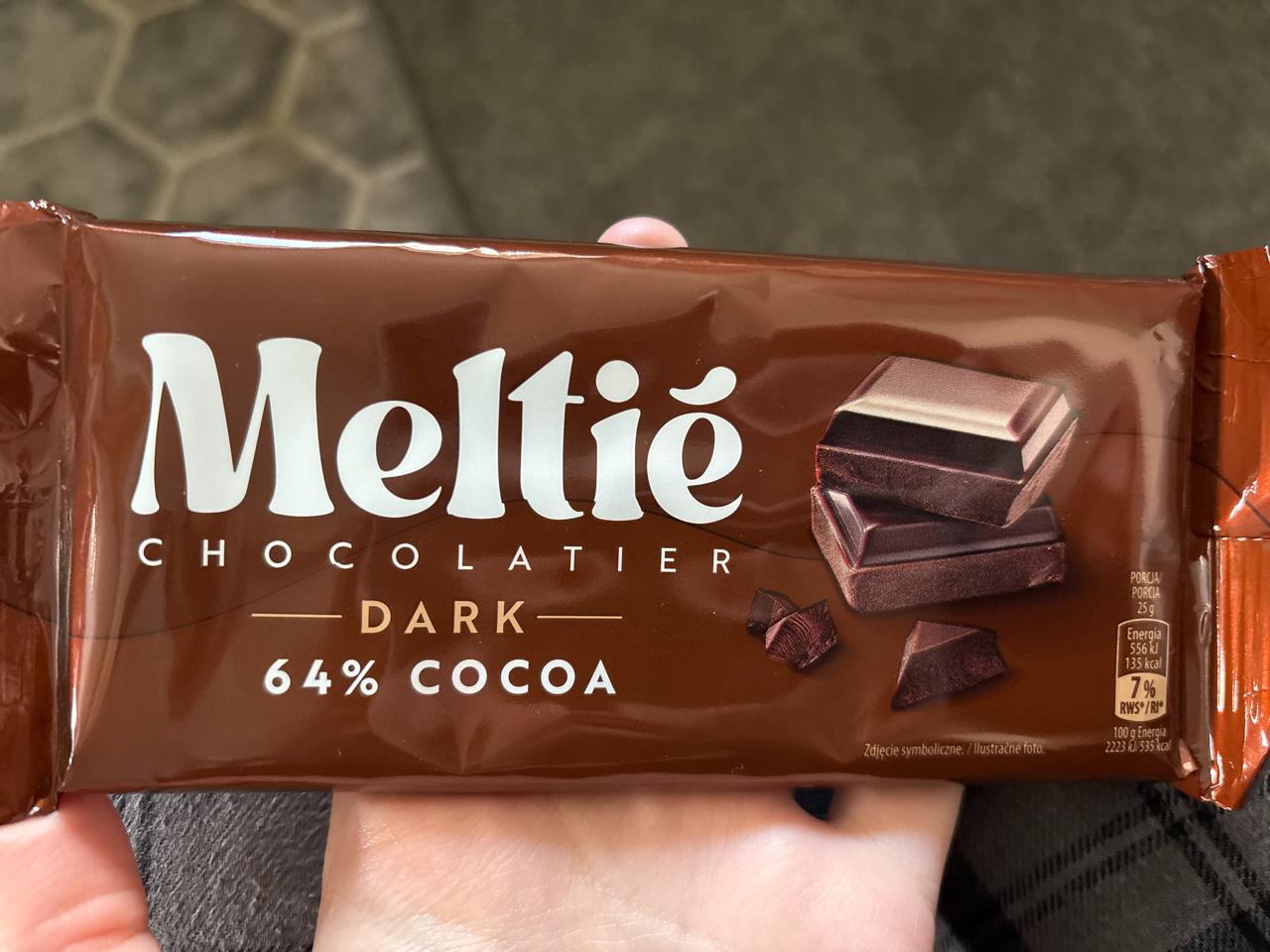 Zdjęcia - Chocolatier dark 64% Cocoa Meltie