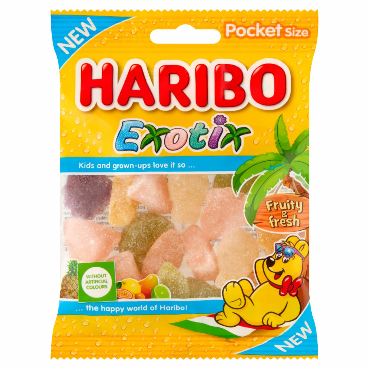 Zdjęcia - Haribo Exotix Żelki o smaku owocowym 100 g