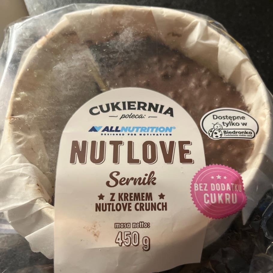 Zdjęcia - Sernik z kremem nutlove crunch Allnutrition