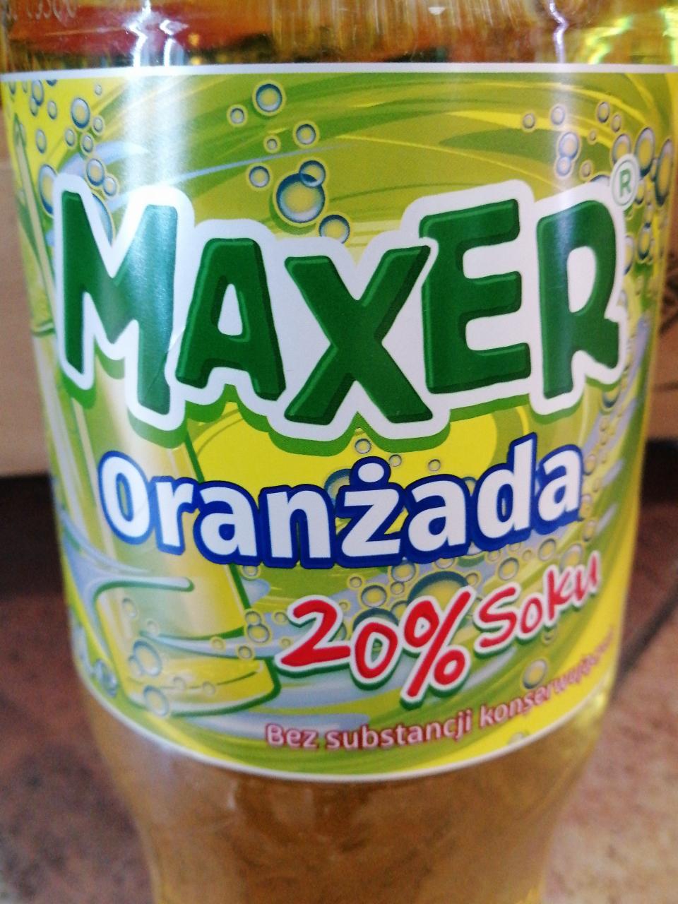 Zdjęcia - Napój gazowany oranżada żółta 2 l Maxer