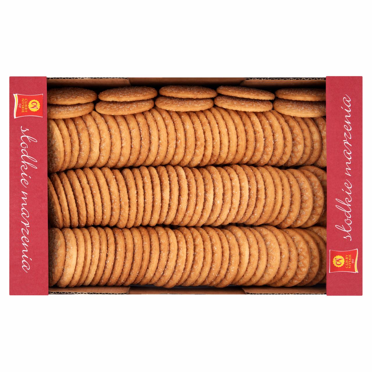 Zdjęcia - Cukry Nyskie Herbatniki rozety jabłkowe z cynamonem 3 kg