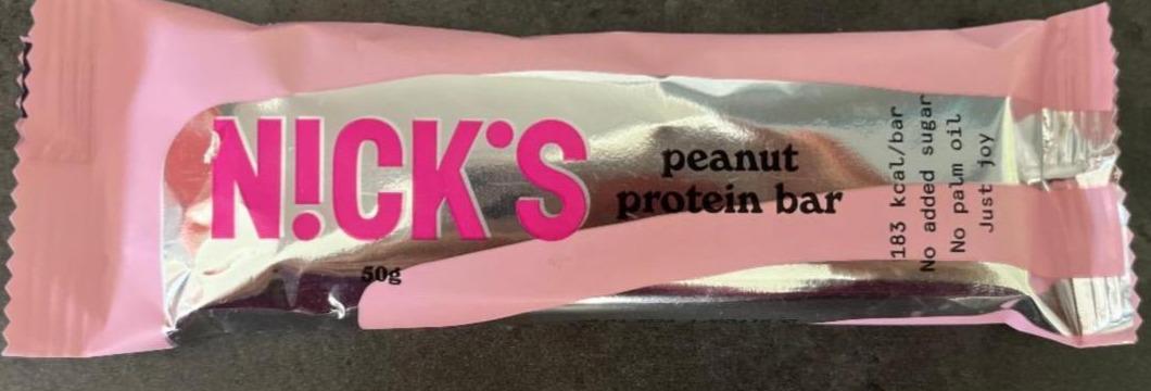 Zdjęcia - Peanuts protein bar N!ck's