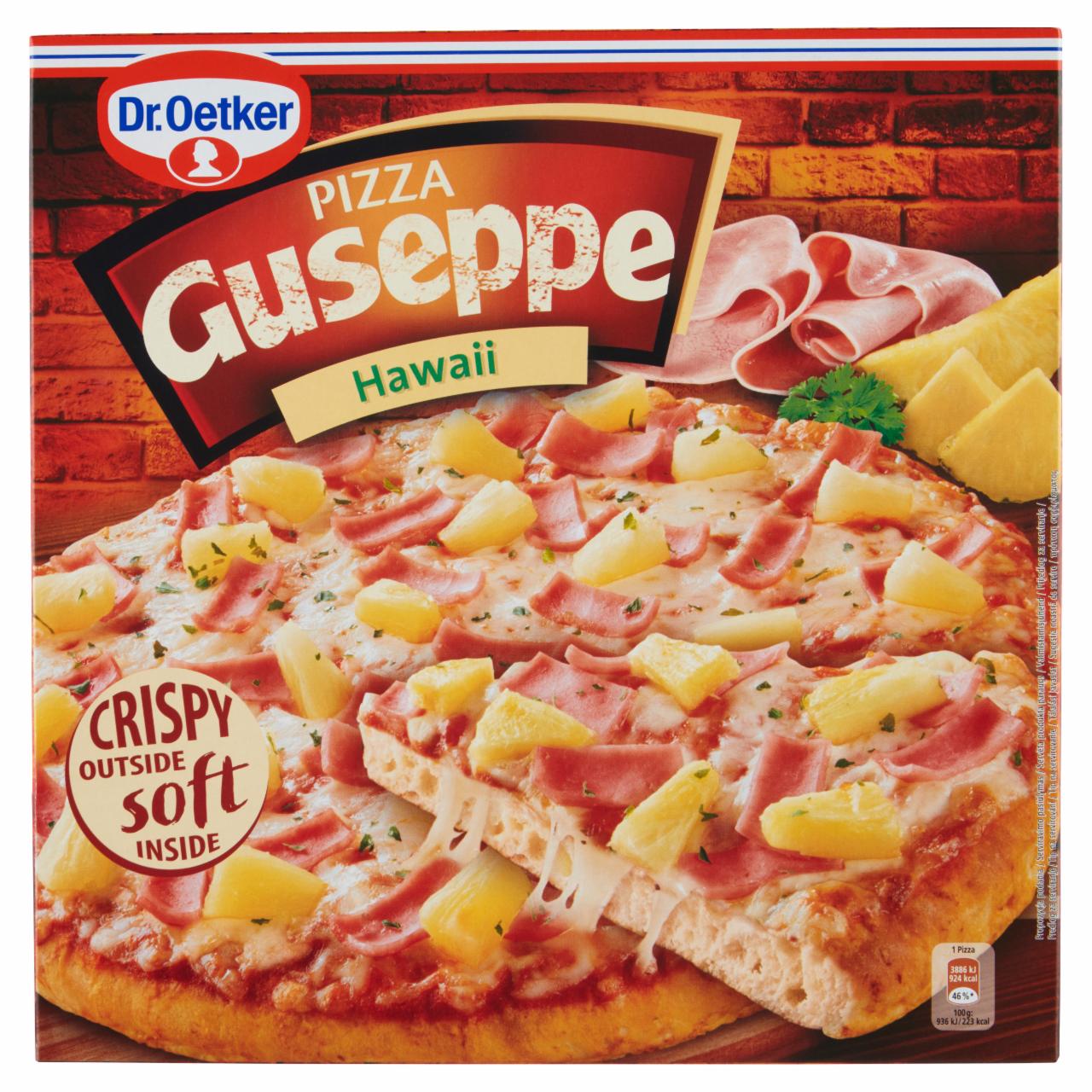 Zdjęcia - Dr. Oetker Guseppe Pizza z szynką i ananasem 415 g