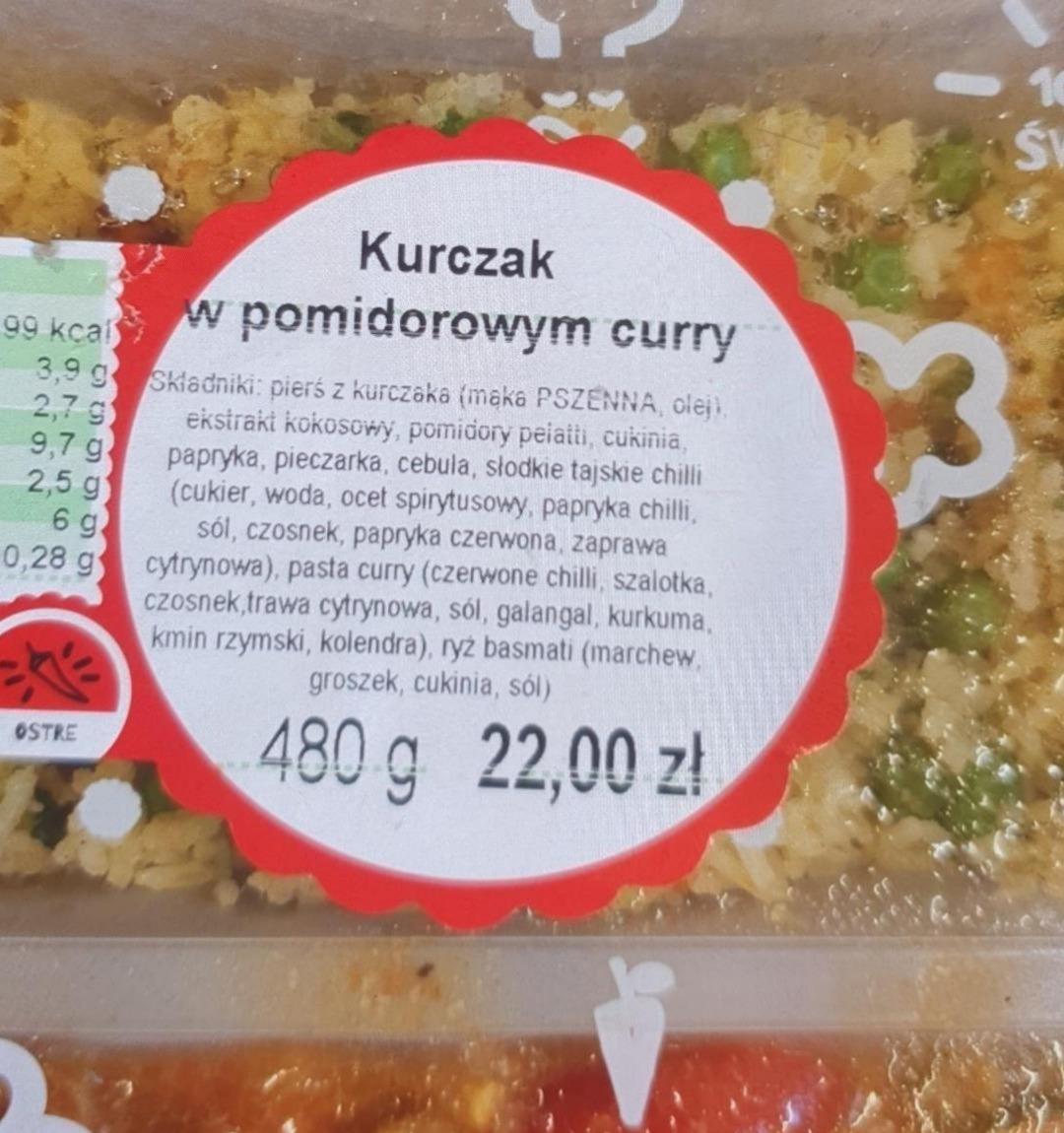 Zdjęcia - Kurczak w pomidorowym curry Ślimak