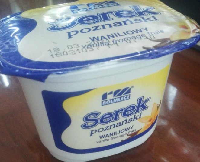 Zdjęcia - Rolmlecz Serek poznański waniliowy 200 g