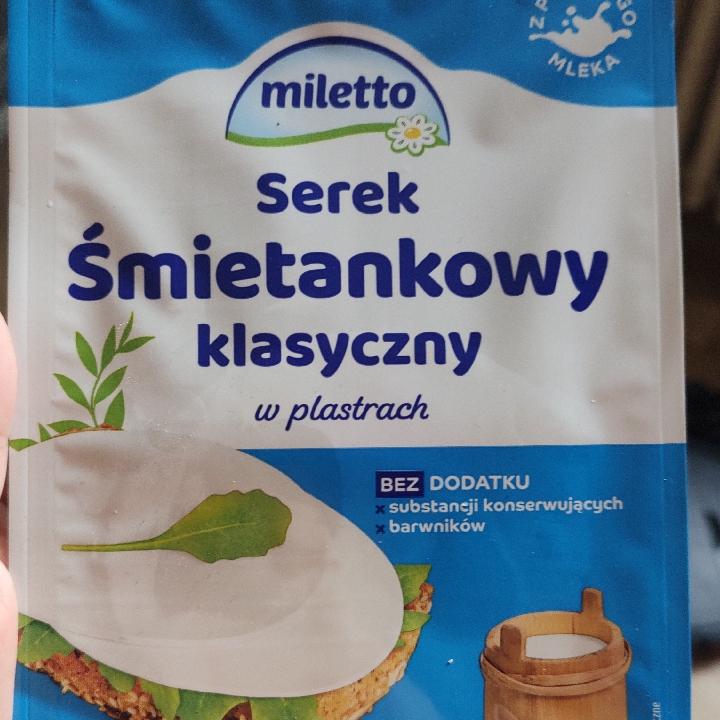 Zdjęcia - Serek śmietankowy klasyczny w plastrach Miletto