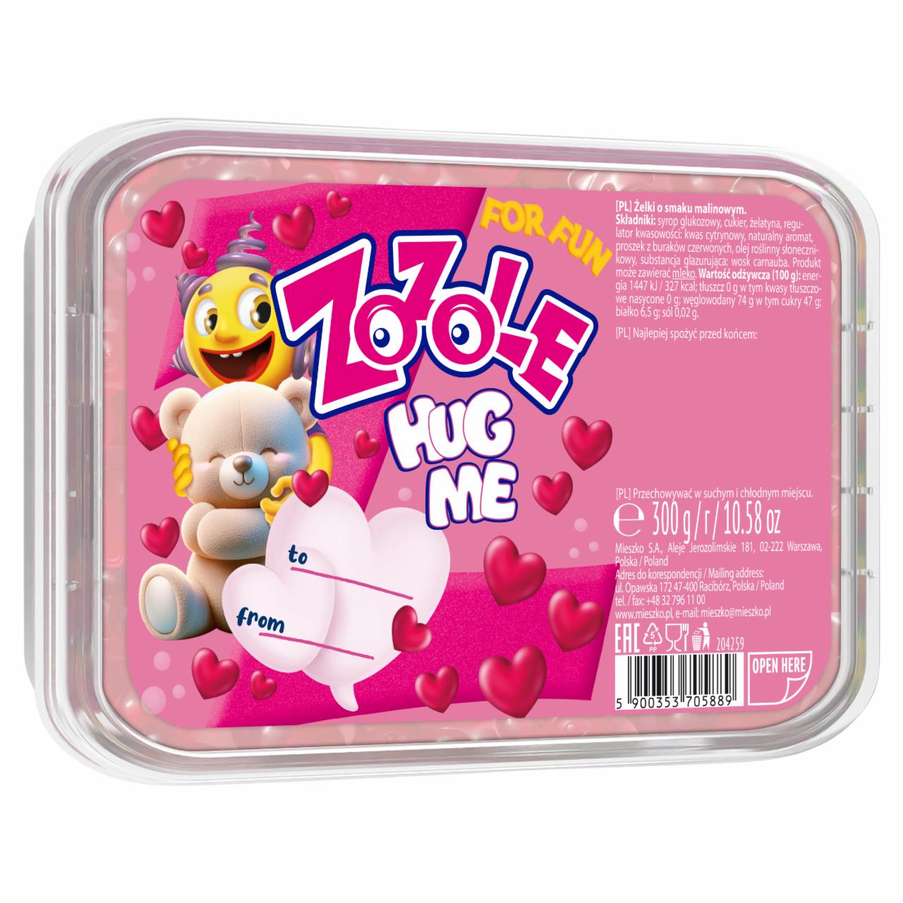 Zdjęcia - Zozole Hug Me Żelki o smaku malinowym 300 g