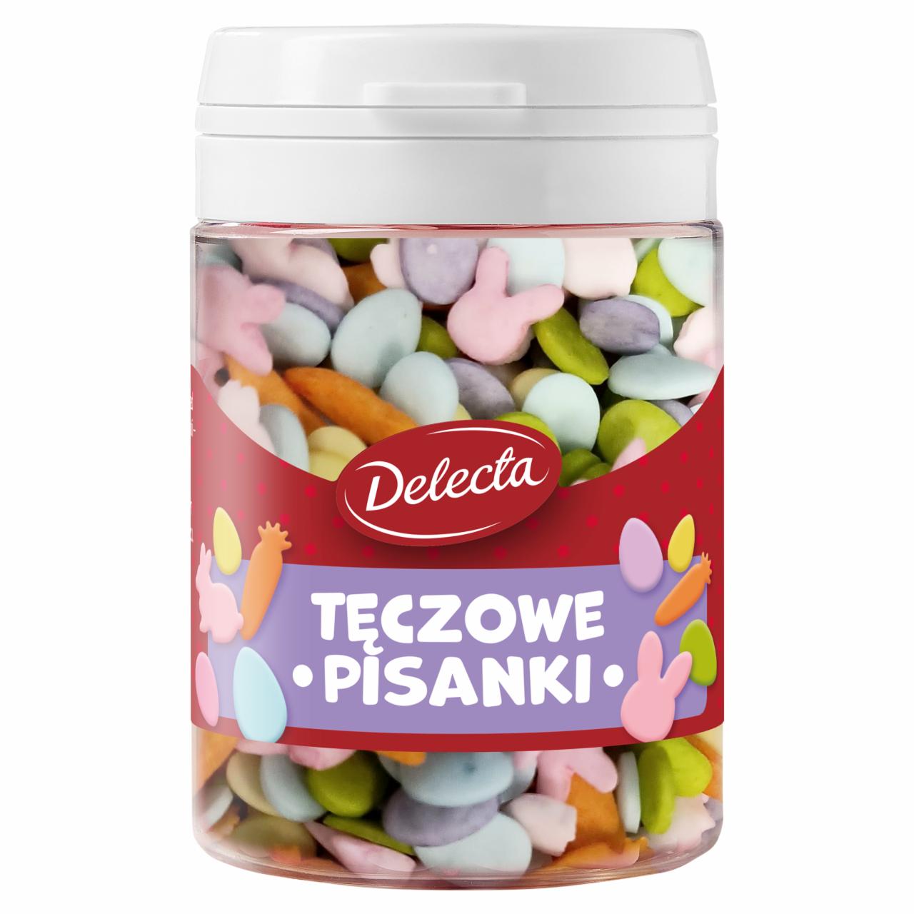 Zdjęcia - Delecta Posypka cukrowa dekoracyjna tęczowe pisanki 48 g