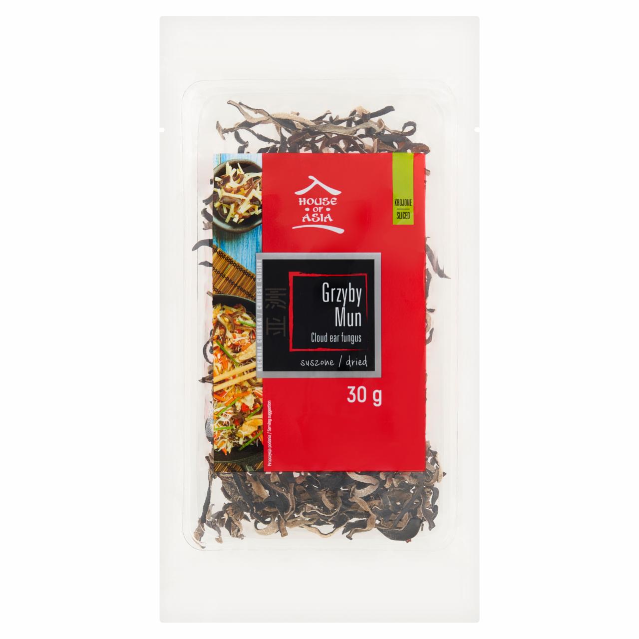 Zdjęcia - House of Asia Grzyby mun krojone 30 g