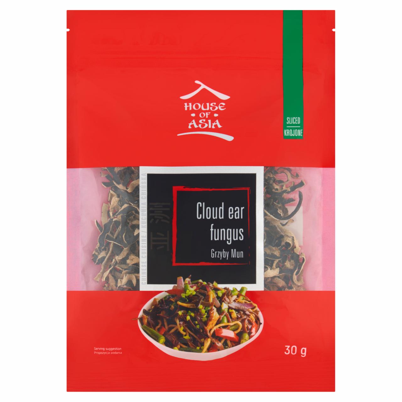 Zdjęcia - House of Asia Grzyby mun krojone 30 g