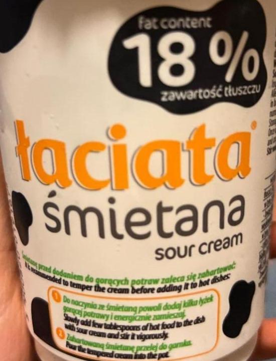 Zdjęcia - Śmietana 18 % Łaciata