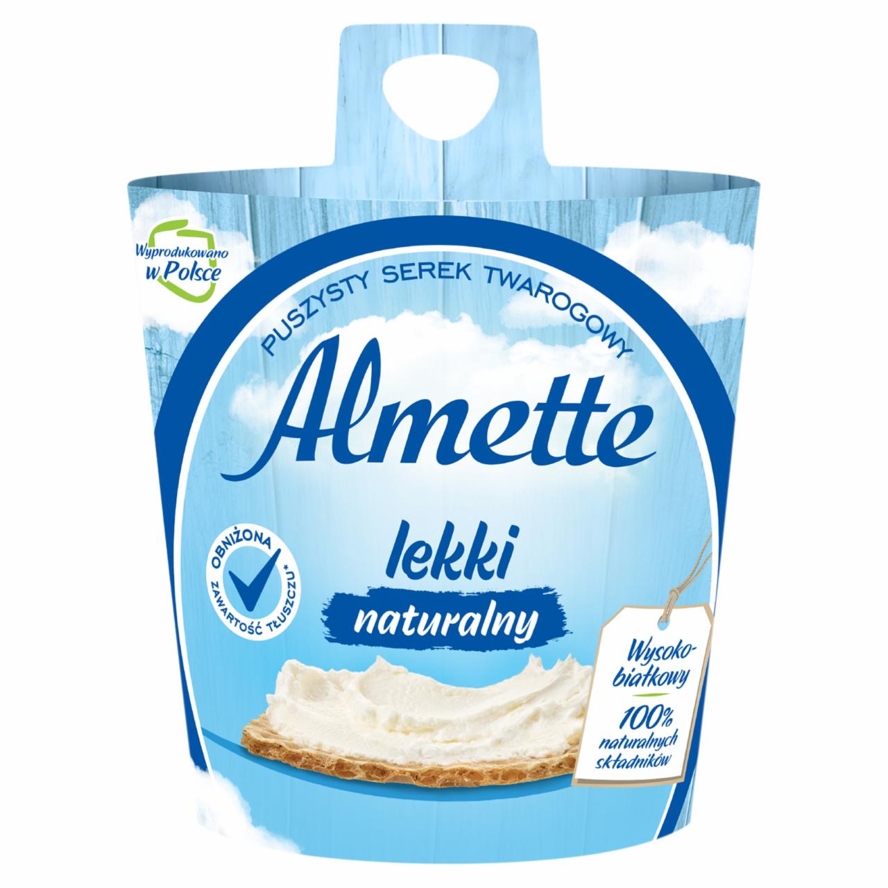 Zdjęcia - Almette Puszysty serek twarogowy lekki naturalny 150 g