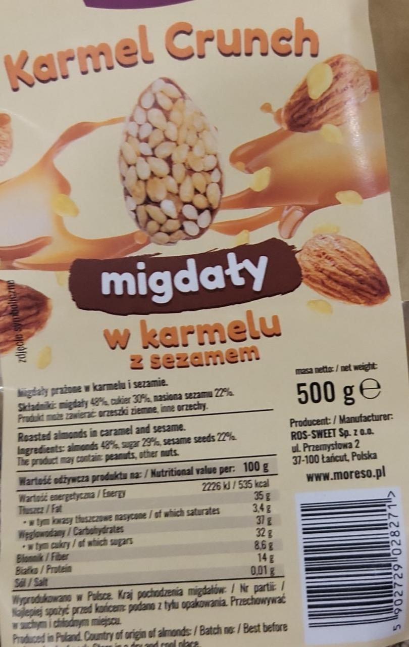 Zdjęcia - Migdały w karmelu z sezamem Moreso