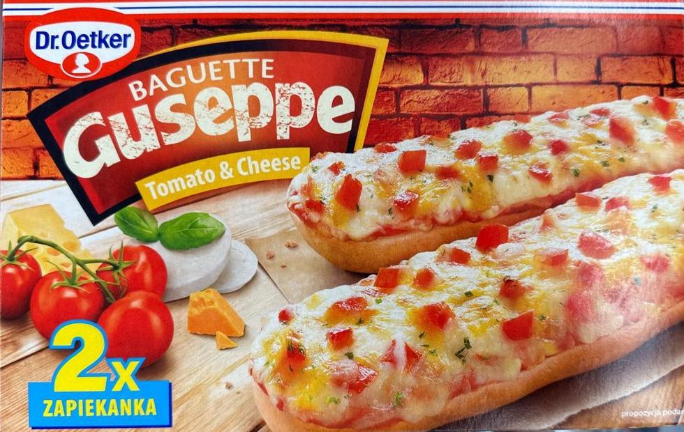 Zdjęcia - Dr. Oetker Guseppe Zapiekanka z pomidorami serem edamskim cheddar i mozzarella 250 g (2 x 125 g)