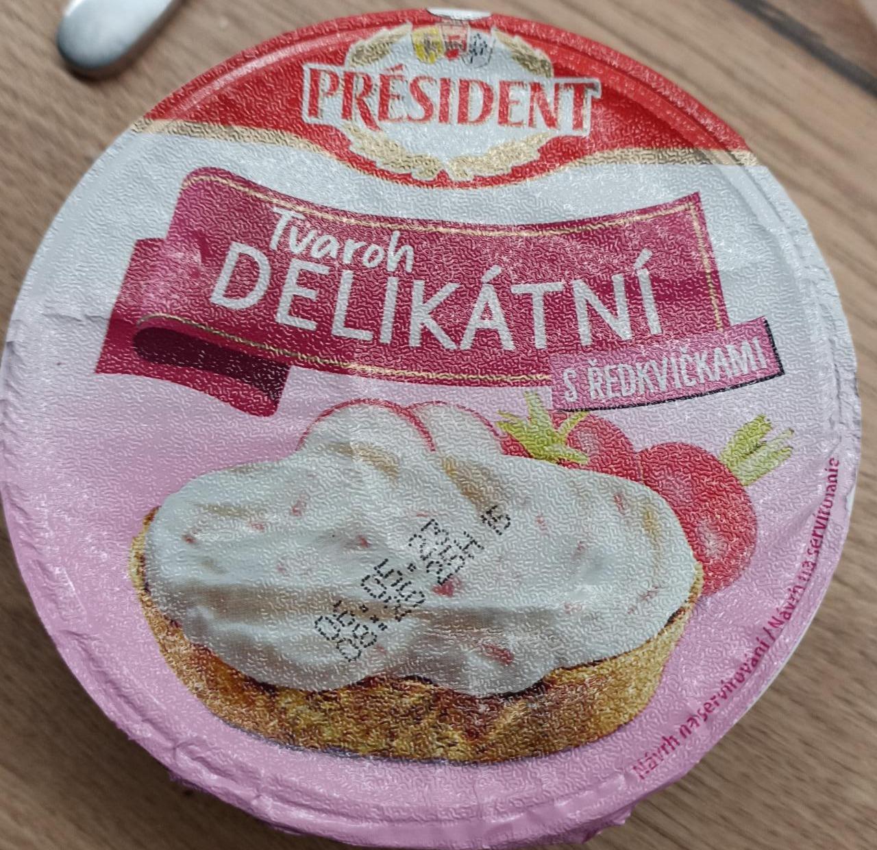 Zdjęcia - Twaróg delikatny z rzodkiewką Président