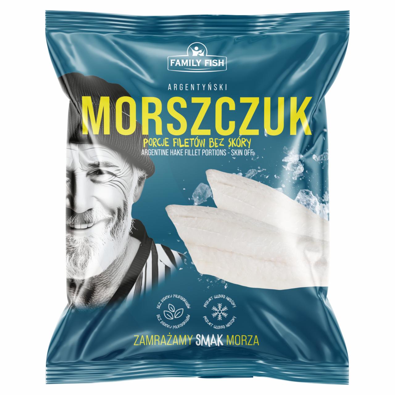 Zdjęcia - Family Fish Argentyński morszczuk porcje filetów bez skóry 900 g
