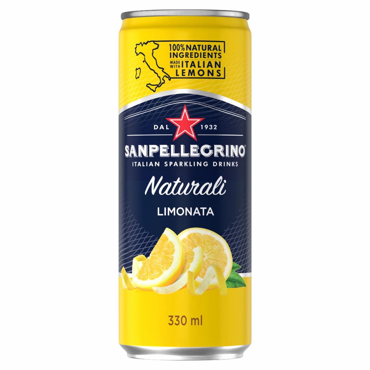 Zdjęcia - Sanpellegrino Limonata Napój gazowany o smaku cytrynowym 330 ml